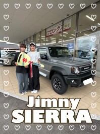 ご納車おめでとうございます！！【ジムニーシエラ】